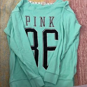 Oversized VS Pink crew neck